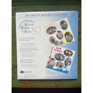 Creative Memories Custom Cutting System Oval‎ Patterns NEW